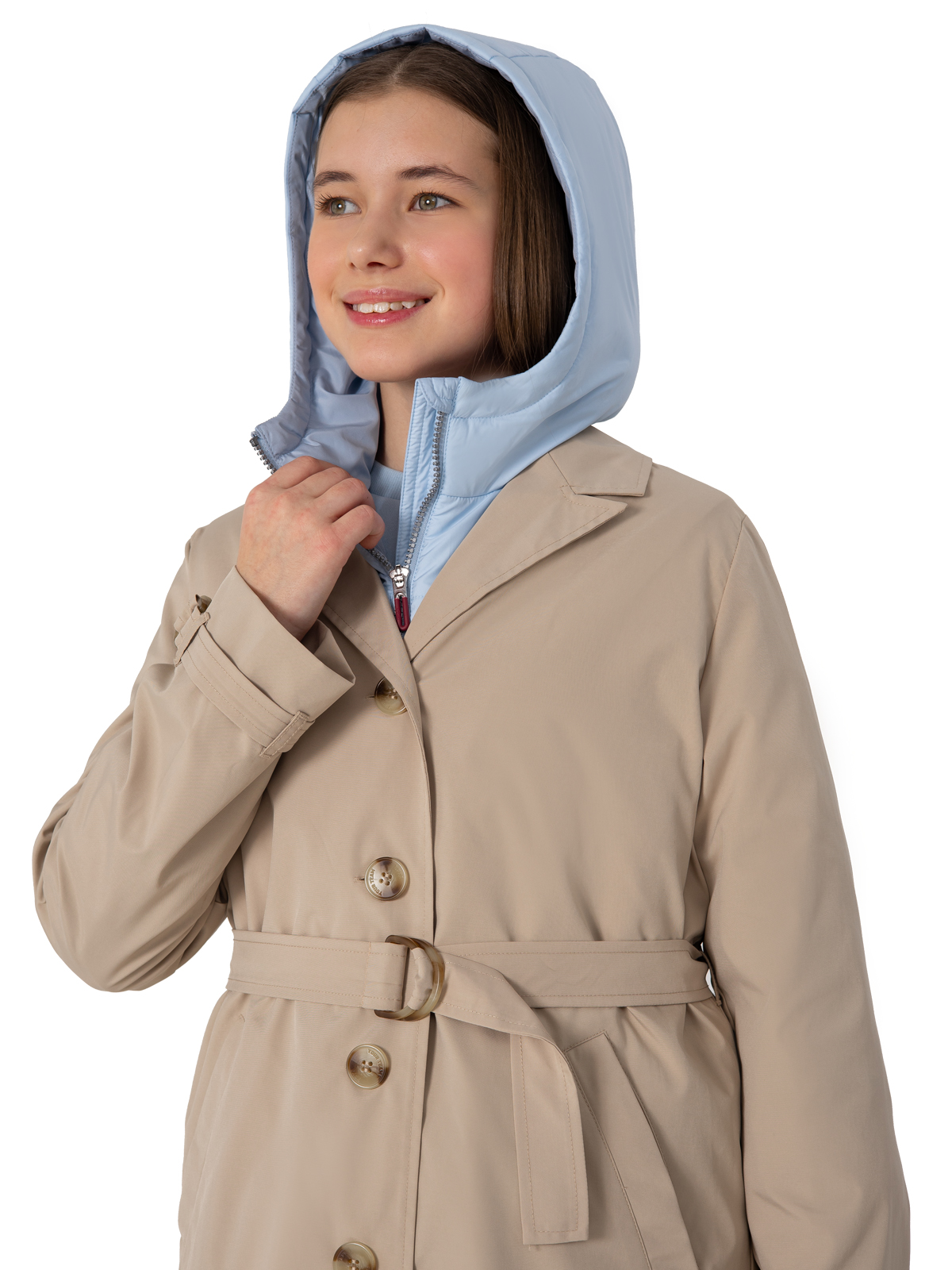 Плащ с жилеткой 2-в-1 артикул:NJGCK07-T0-6