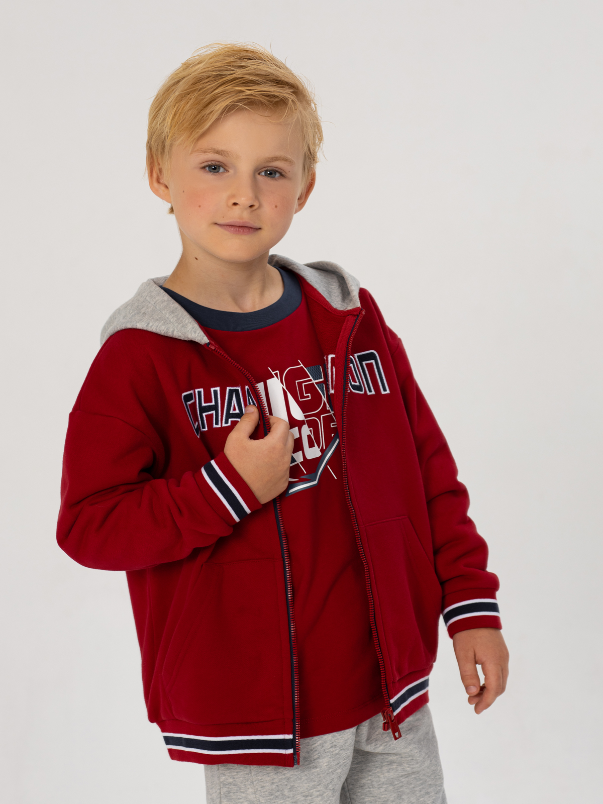 Толстовка трикотажная артикул:OKBCJ02-HA-3