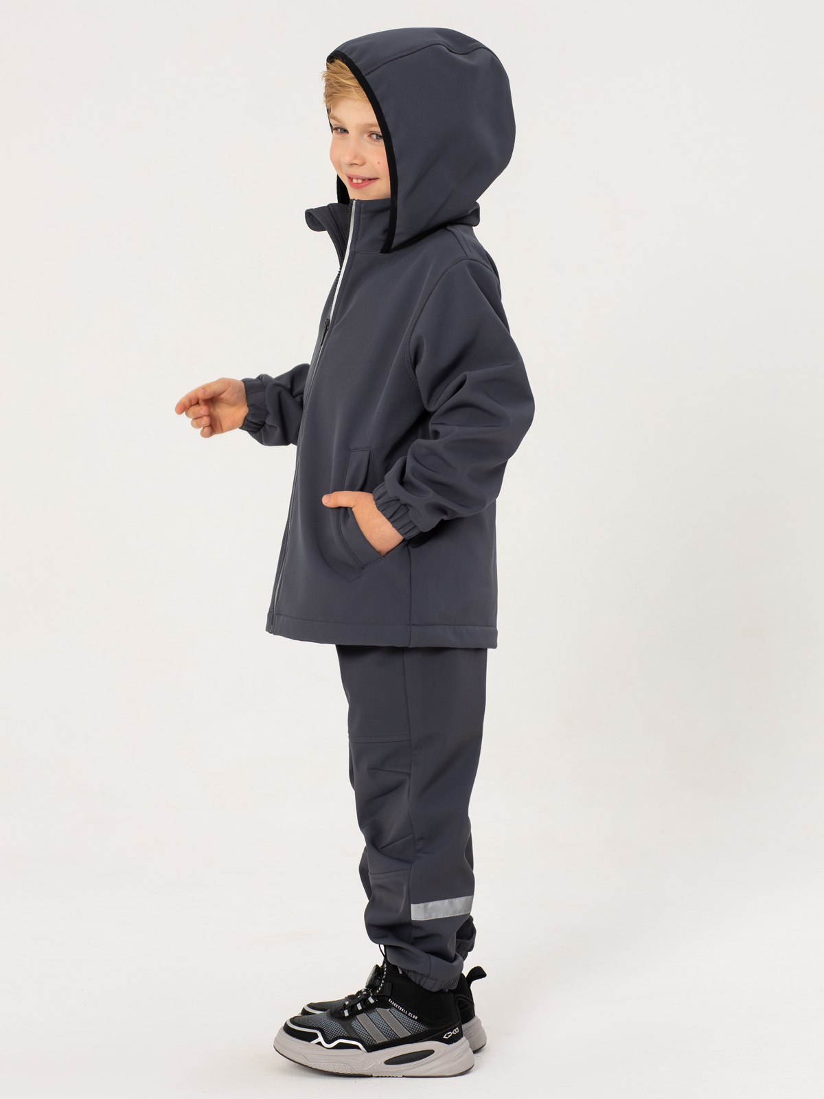 Куртка демисезонная, софтшелл артикул:OKBCK04-93-6