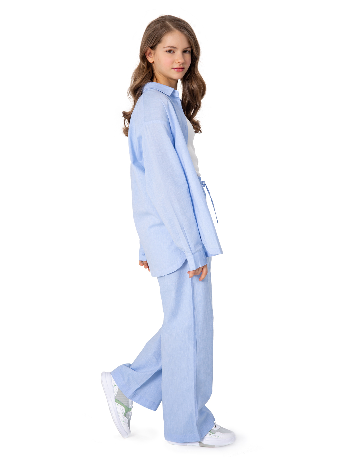 Рубашка льняная артикул:NJGCR02-Z1-3