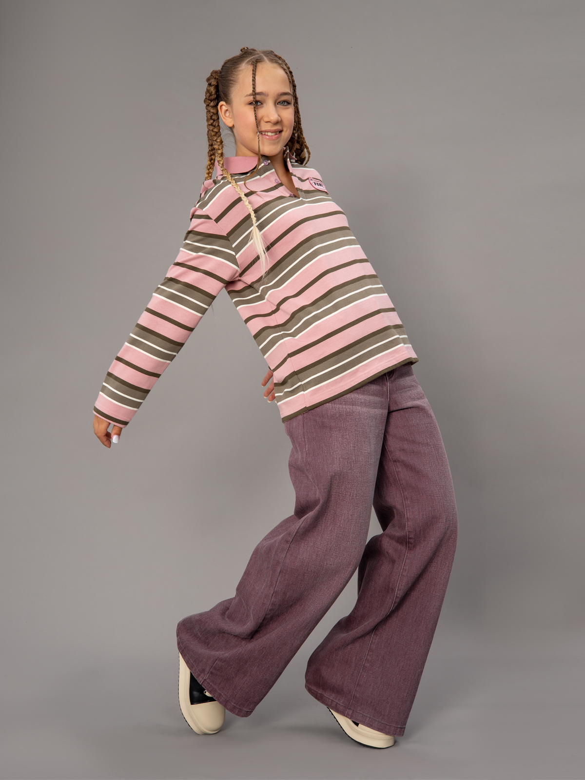 Брюки джинсовые артикул:OJGCP17-T2-1