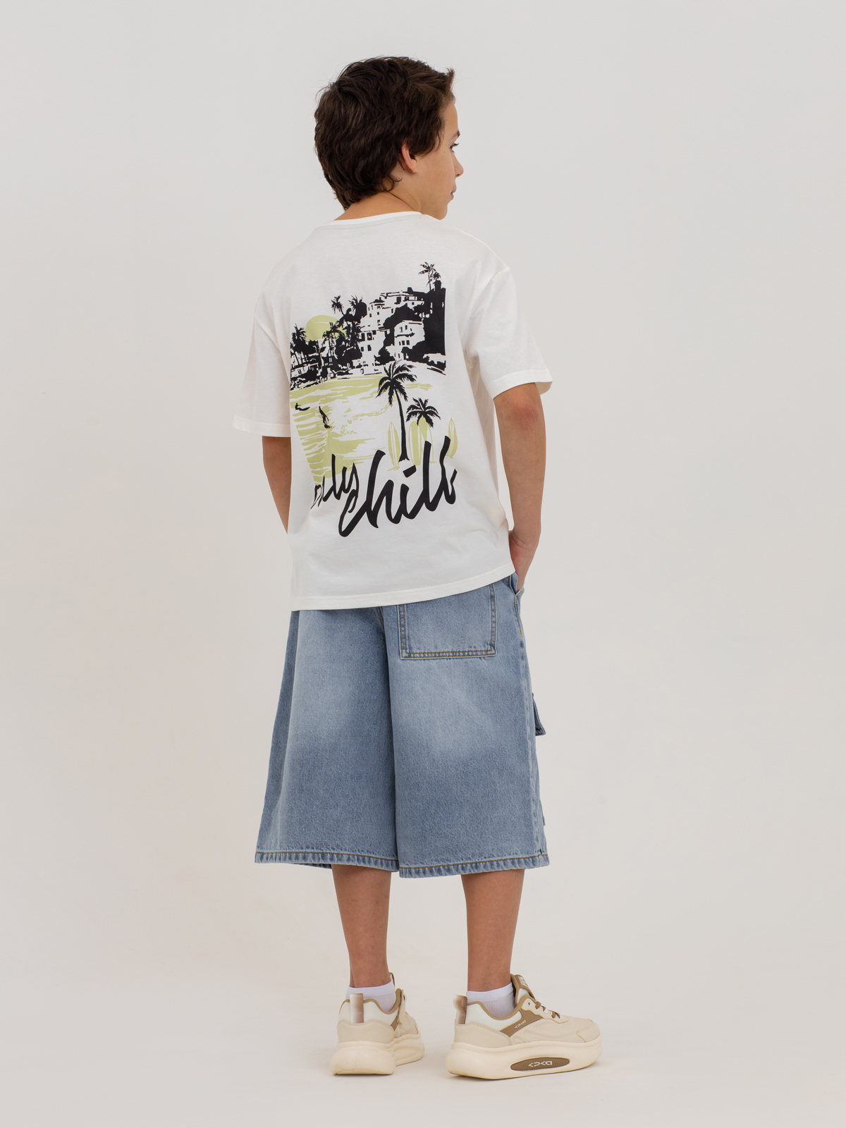 Шорты джинсовые артикул:PJBCH08-Z2-2