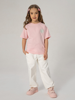 PKGCT10-80 Футболка(розовый) 92-128(92/98/104/110/116/122/128)