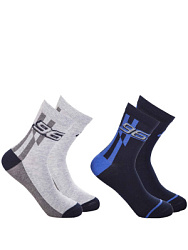 BJBAS06-BA Носки 26-38 () серый/черный