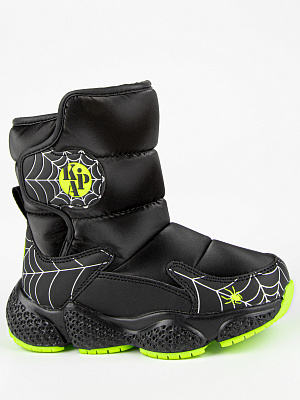 1487д-1 Сапоги (черный-салатовый) 26-30 (5 пар)