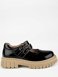 231101т-2 Туфли (черный-лак) 33-38 (6 пар)