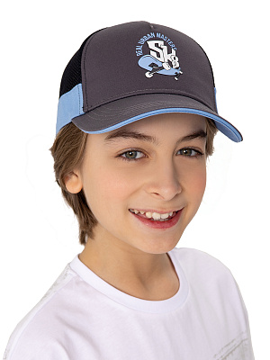 BCAP-2002-AM Бейсболка(серый) 52-54(52-54)