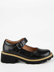 241007п-1 Туфли (черный) 33-38 (6 пар)