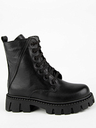 53654ут-1 Ботинки (черный кожа) 33-37 (5 пар)