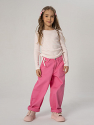 PKGCP05-81 Брюки джинсовые(розовый) 92-128(92/98/104/110/116/122/128)