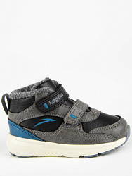 71548у-1 Ботинки (серый-черный) 21-25 (5 пар)