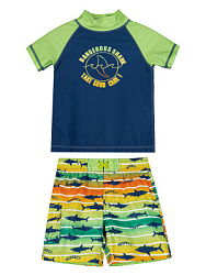 PUBSK02-MU Купальный комплект (синий-зеленый) 86-122 (86/92/98/104/110/116/122)