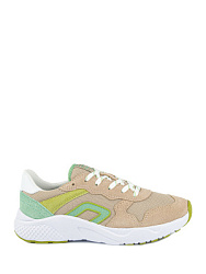 74848-3 Обувь для активного отдыха (бежевый-зелёный) 36-40 (5 пар)