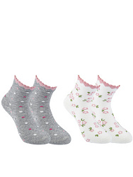 GKSC-2007-WA Носки(белый/серый) 20-31(20-22/23-25/26-28/29-31)