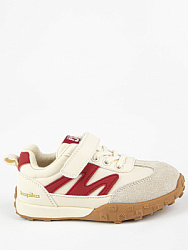 721203-1 Обувь для активного отдыха (бежевый-бордовый) 26-30 (5 пар)