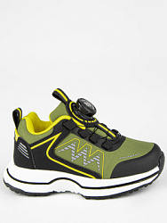 721140с-20 Обувь для активного отдыха (черный-хаки) 26-33 (8 пар)