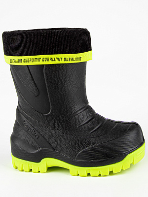 1729т-2 Сапоги (черный-салатовый) 23-35 (7 пар)