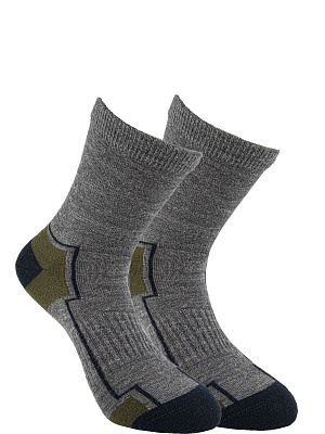 BWSC-3003-AU Носки шерстяные 23-41 (23-25/26-28/29-31/32-34/35-38/39-41) серый