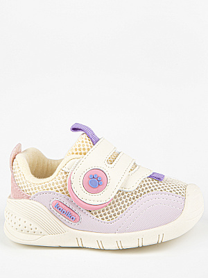 10248н-2 Полуботинки (бежевый-сиреневый) 19-22 (5 пар)