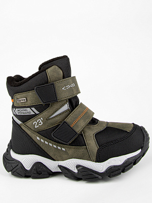 43529-1 Ботинки (черный-хаки) 31-35 (5 пар)