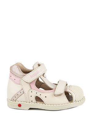 10242т-1 Туфли летние (бежевый) 19-23 (5 пар)