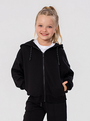 GBJ01-99 Толстовка(черный) 116-164(116/122/128/134/140/146/152/158/164)