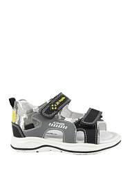 31854п-2 Туфли летние (серый-черный) 21-25 (5 пар)