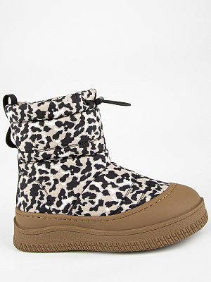 1903д-3 Сапоги (бежевый-черный) 35-39 (5 пар)