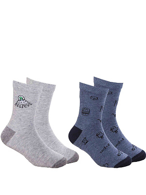 BJBAS05-MA Носки 26-38 () серый