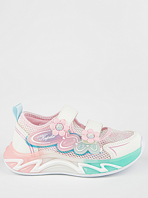 22979пн-2 Туфли летние (белый-розовый) 28-32 (5 пар)