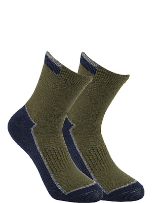BWSC-1008-FM Носки шерстяные 20-38 (20-22/23-25/26-28/29-31/32-34/35-38) оливковый