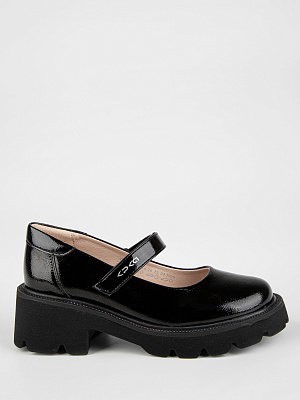 24741п-20 Туфли (черный-лак) 35-39 (5 пар)