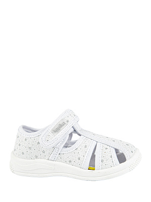 71538-11 Туфли из текстиля (белый) 20-24 (10 пар)