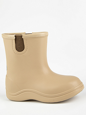 1944-3 Сапоги резиновые (бежевый-коричневый) 25-32 (10 пар)