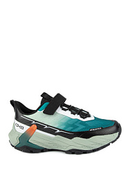 74854-2 Обувь для активного отдыха (черный-зеленый) 39-43 (5 пар)