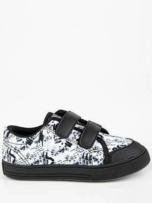 73862-10 Обувь для активного отдыха (черный-белый) 28-35 (8 пар)