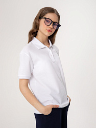 OJGCT02-00 Футболка-поло(белый) 122-164(122/128/134/140/146/152/158/164)