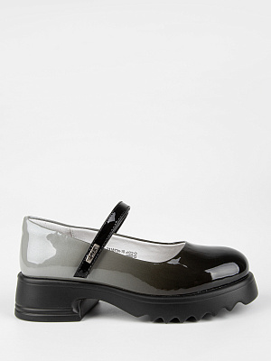 231873п-10 Туфли (черный-серый) 32-37 (6 пар)