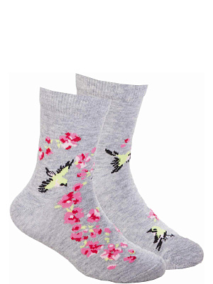 BJGAS02-1A Носки 23-34 () серый