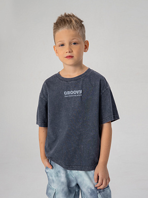 PKBCT16-91 Футболка(серый) 92-128(92/98/104/110/116/122/128)