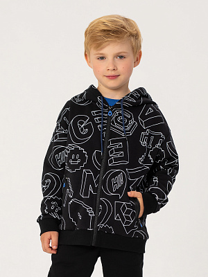 OKBCJ03-99 Толстовка(черный) 92-128(92/98/104/110/116/122/128)