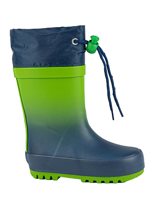 1841-11 Сапоги резиновые (синий-салатовый) 21-26 (10 пар)