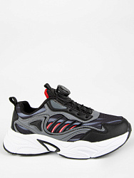 731224-2 Обувь для активного отдыха (черный-красный) 33-37 (5 пар)