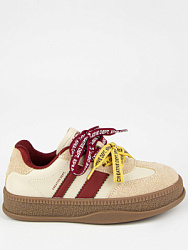 721211-1 Обувь для активного отдыха (бежевый-красный) 28-32 (5 пар)