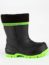 1929т Сапоги (черный-зеленый) 24-37 (7 пар)