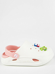 82257-1 Туфли летние (белый-розовый) 28-35 (8 пар)