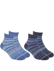 AJBAS04-Z9 Носки 26-38 () синий двойка