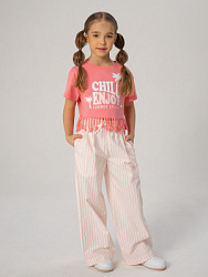 PKGCT09-81 Футболка(розовый) 92-128(92/98/104/110/116/122/128)