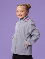 OKGCK13-91 Куртка демисезонная, софтшелл(серый) 92-128(92/98/104/110/116/122/128)