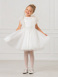 OKGCD09-00 Платье(белый) 98-134(98/104/110/116/122/128/134)